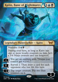 Kaito, Bane of Nightmares Duskmourn- House of Horror Alternate Art